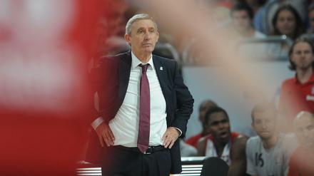 Svetislav Pesic beim Halbfinalaus gegen Bamberg.