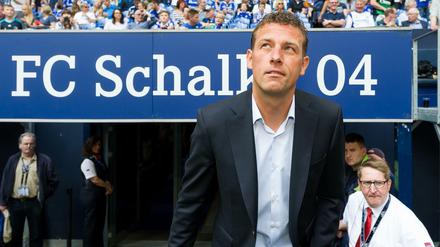 Blau-weiße-Heimat? Bislang war Markus Weinzierl in Gelsenkirchen nur als Augsburger Trainer zu Gast. 