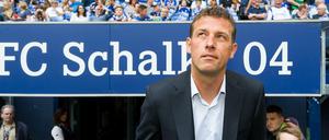 Blau-weiße-Heimat? Bislang war Markus Weinzierl in Gelsenkirchen nur als Augsburger Trainer zu Gast.