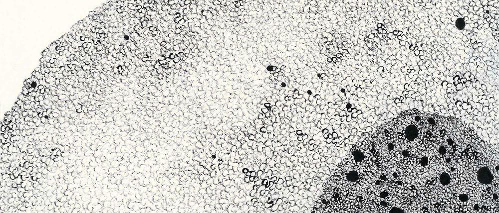 Songwen Sun-Von Berg: "Aussicht", 2016, Tusche auf Papier,