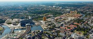 Jenseits des Hauptbahnhofs soll die Europacity emporwachsen.