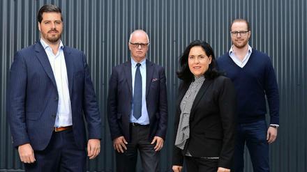 Timo und Hans Leinweber, Maria Carvalho-Leinweber, Marc Leinweber (v.l.)
