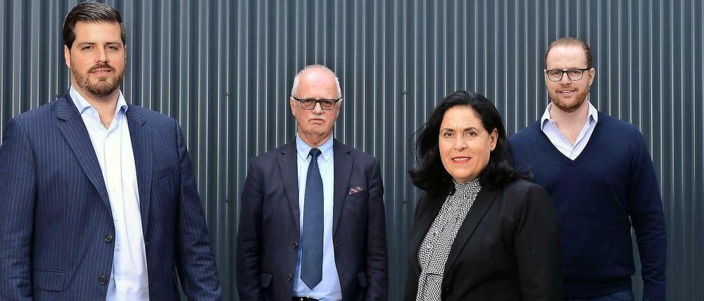 Timo und Hans Leinweber, Maria Carvalho-Leinweber, Marc Leinweber (v.l.)