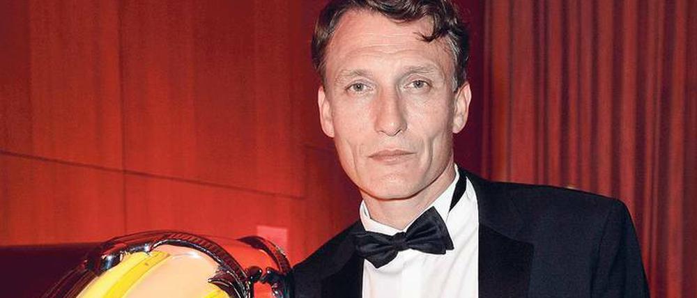 Charmanter Verlierer. Oliver Masucci, der in David Wnendts Satire „Er ist wieder da“ einen garstig wiedererstandenen Hitler spielt, bei der Lola-Gala in Berlin.