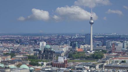 Blick über Berlin.