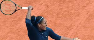 Im Siegermodus. Nach nur 62 Minuten erreichte Serena Williams gegen Jelena Switolina das Viertelfinale in Paris.