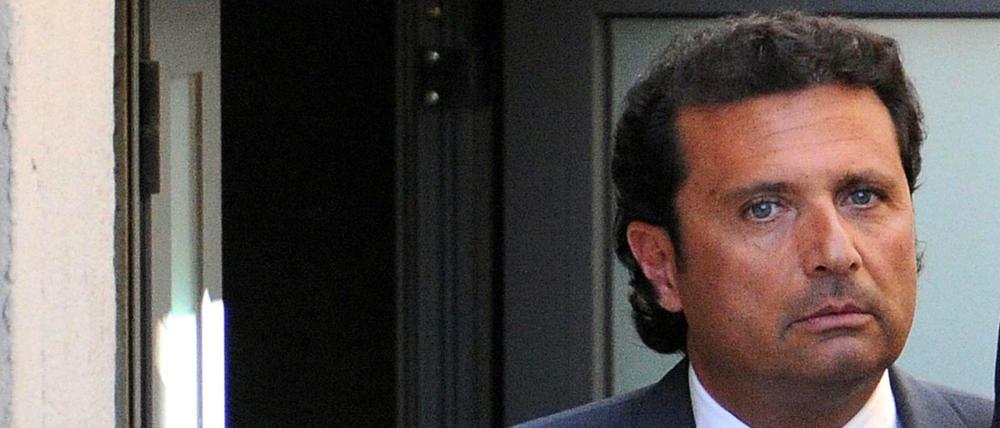 Francesco Schettino, Kapitän der verunglückten "Costa Concordia" 
