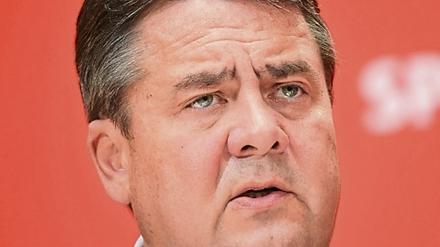 Der SPD-Parteivorsitzende und Vizekanzler Sigmar Gabriel