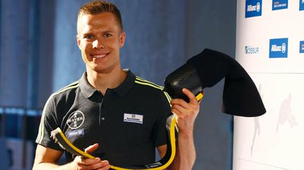 Markus Rehm mit seiner Weitsprung-Prothese.