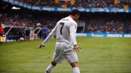 Nicht jedermanns Liebling, aber halt doch einer der besten Fußballer der Welt: Cristiano Ronaldo von Real Madrid.