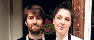 Die Chefs vom Café Zuckerstück bieten auch außergewöhnliches Popcorn an.