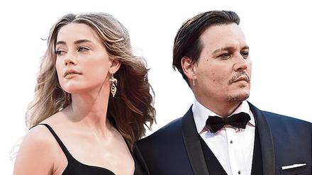 Im Rosenkrieg: Johnny Depp und seine Noch-Ehefrau Amber Heard