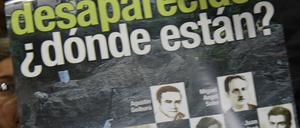 Mord an Oppositionellen: Ein Plakat mit Opfern der "Operation Condor" in Südamerika