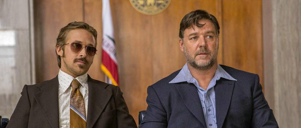 Ryan Gosling als Holland March und Russell Crowe als Jackson Healy in "The Nice Guys".