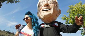 Wenn Bernie Sanders die Vorwahlen in Kalifornien gewinnt, wird er bis zum Parteitag im Juli weitermachen - freuen dürfte das vor allem Donald Trump.