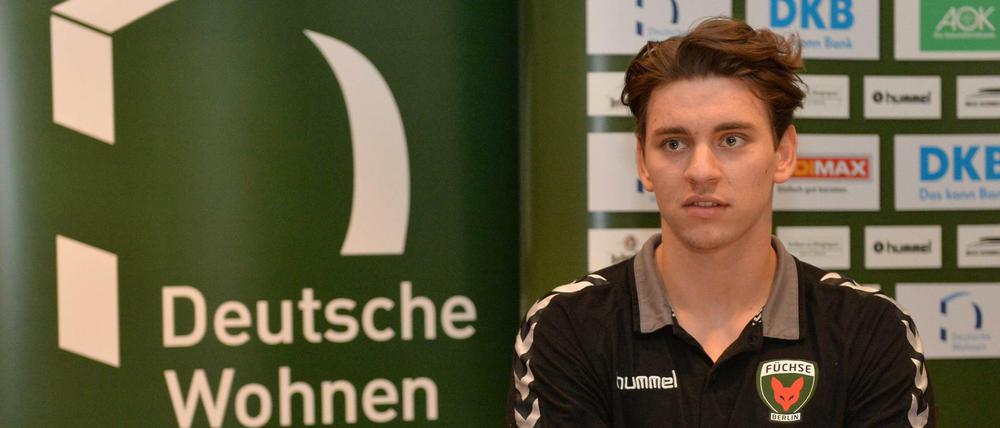 Fynn-Ole Fritz rückt in den Profikader der Füchse auf.