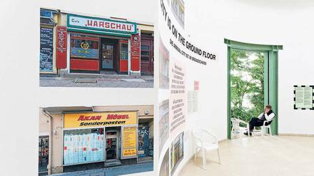 Blick in den deutschen Pavillon „Making Heimat. Germany, Arrival Country“.