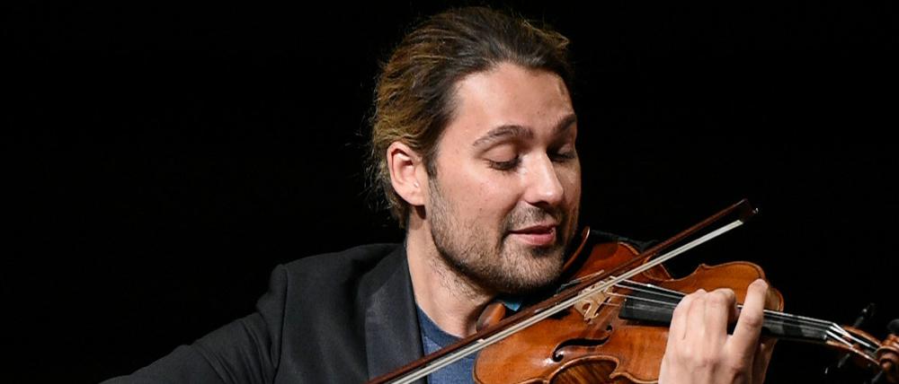 Der Geiger David Garrett spielt am 16.05.2016 in der Philharmonie in Berlin.