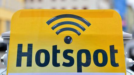 Gleich 100 Hotspots für freies W-Lan sollen heute in Berlin freigeschaltet werden. Diese Aufnahme entstand allerdings in Erfurt.