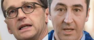 Berichten von massiven Drohungen: Heiko Maas (links) und Cem Özdemir.