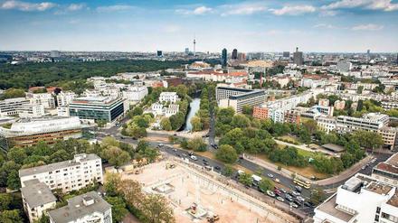 Erst in die Tiefe, dann in die Höhe: Die beiden Garagengeschosse sind bereits weitgehend fertig. 
