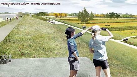Die Planung für die Parklandschaft ist umstritten.
