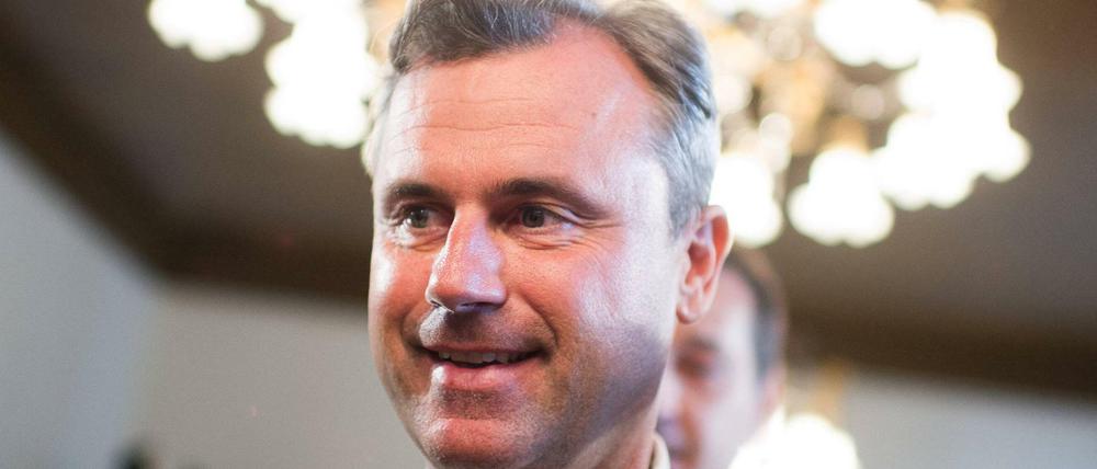 Unterlag dem Grünen Van der Bellen knapp: Norbert Hofer.