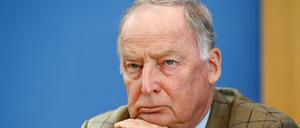 AfD-Vize Alexander Gauland. 