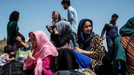 Mehr als hundert Flüchtlinge strandeten in der vergangenen Woche im Nordosten Kretas. 