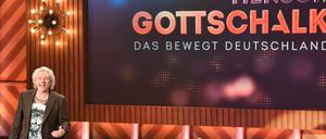 Thomas Gottschalk beimWarm up zu "Mensch Gottschalk"