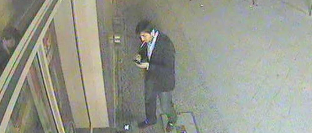 Der Tatverdächtige.