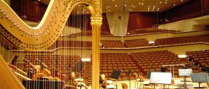 Die Königin des Konzertsaals heißt Harfe.