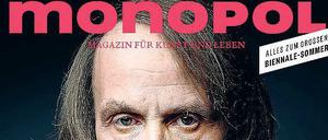 Coverboy  des aktuellen Heftes ist der Schriftsteller Michel Houellebecq, der sich als Künstler versucht. Die verkaufte Auflage von „Monopol“ beträgt rund 45 000 Exemplare.