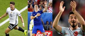 Gomez, Perisic und Ozyakup jubeln.