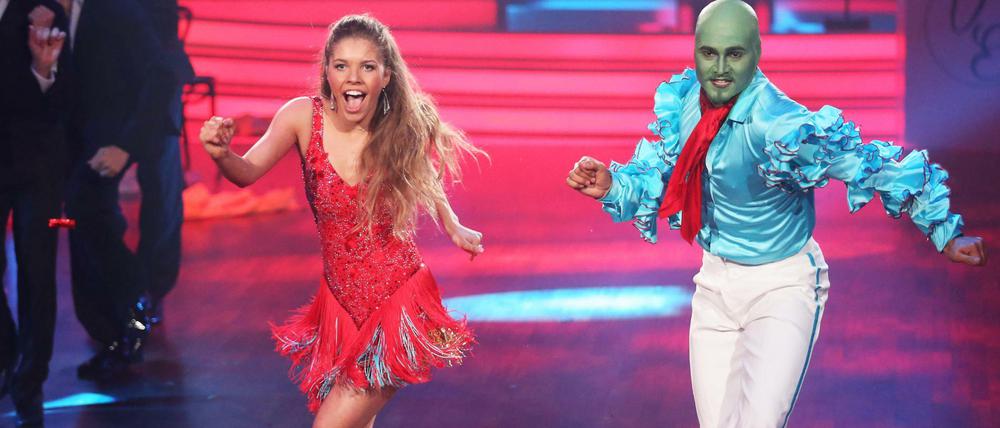 Victoria Swarovski setzte sich im Finale mit ihrem Profi-Tanzpartner Erich Klann durch.