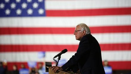 Am Donnerstag will Barack Obama Bernie Sanders - hier in Santa Monica - im Weißen Haus empfangen.