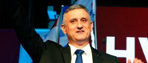 HDZ-Chef Tomislav Karamarko ist wegen Einkünften seiner Frau in Bedrängnis geraten.