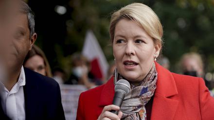 Franziska Giffey (SPD) hat mit der SPD die Berlin-Wahl gewonnen.