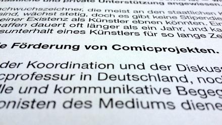 Wegweisend. Das Comic-Manifest wurde im September 2013 in Berlin vorgestellt.