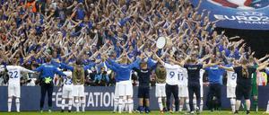 2:5 verloren? Was soll's, Island feiert trotzdem.