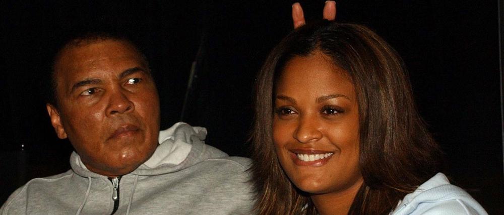 Späßchen der Legende. Muhammad Ali und seine Tochter Laila.