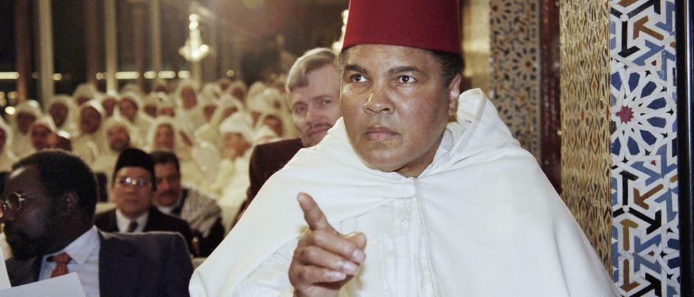 Ramadan in Rabat. Muhammad Ali 1998 in Marokko.