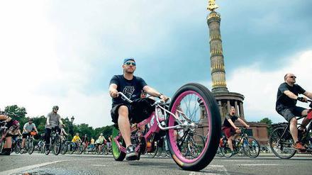 Rocker am Ring? Zumindest ein Exot am Großen Stern.