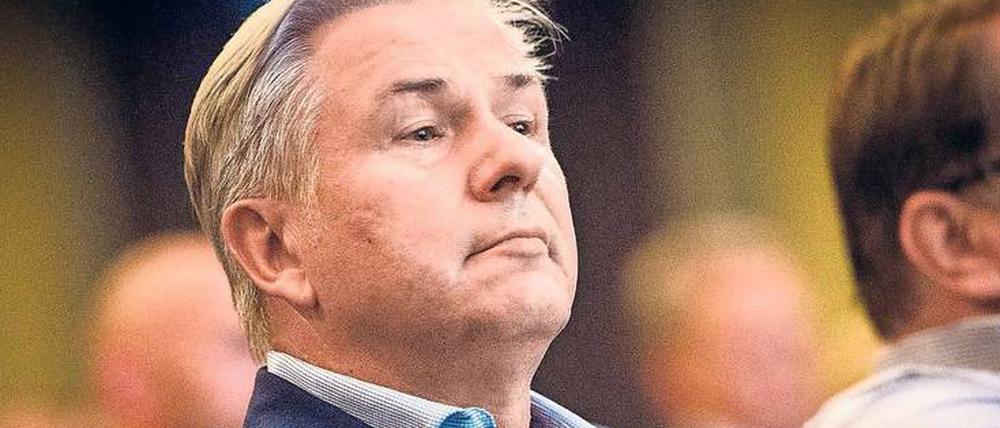 Lässige Nahbarkeit. Der ehemalige Regierende Bürgermeister am Montag bei der Veranstaltung des VBKI.