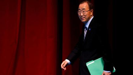 Menschenrechtler werfen UN-Genaralsekretär Ban Ki-moon vor, vor Saudi-Arabien eingeknickt zu sein.