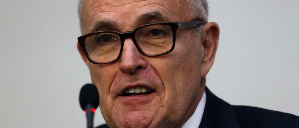 New Yorks Ex-Bürgermeister Rudolph Giuliani.