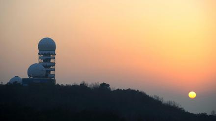 Romantik alpin. Sonnenuntergang am Teufelsberg. 