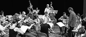 Bei den Proben: Die Accademia Bizantina.