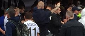 Deutsche Fans in Lille. So nicht.