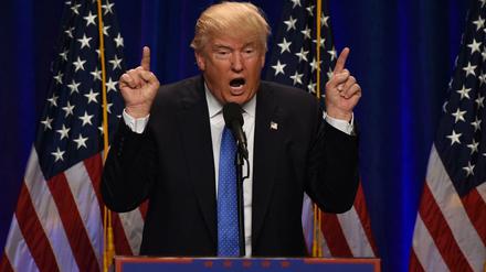Der republikanische Präsidentschaftskandidat Donald Trump